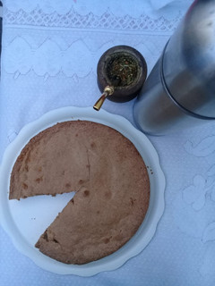 Una foto de Bizcochuelo/Brownie súper fácil y rico!!