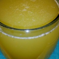 A picture of Fresh mango & apple juice# author marathon#.