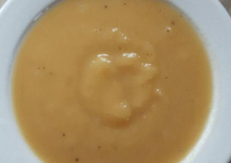 Turnip &amp; maple potage (vegan)