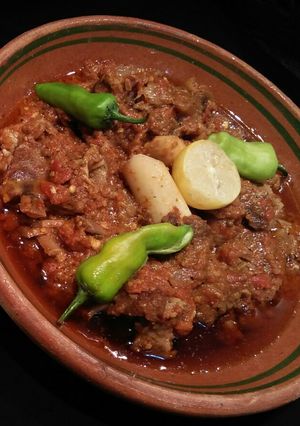 A picture of Mutton karahi.