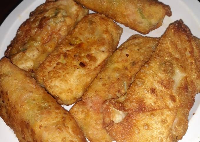 How to Prepare Real Homemade stuffed Egg Rolls for Types of Recipe