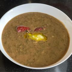 A picture of Bathua Wali Dal UP Style.
