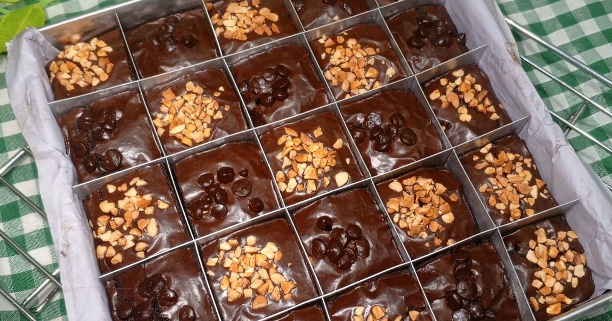 Fudgy Brownies 3 Telur