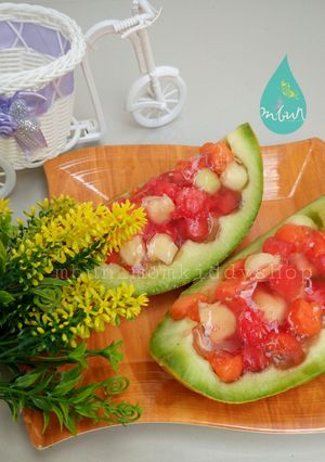 Foto resep Mix Fruit Rainbow (sajian cantik)