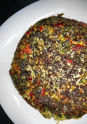 Una foto de Tortilla de acelga