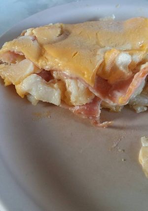 Una foto de Papas gratinadas