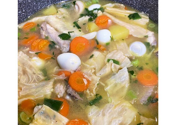 Bagaimana Menyiapkan Sup Ayam Favorite, Lezat Sekali