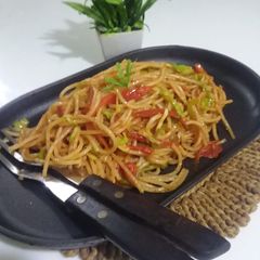 A picture of Vegetable spaghetti.