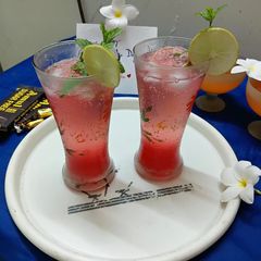 A picture of Coconut Rose Mocktail.