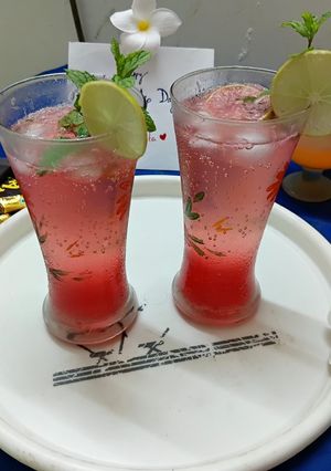 A picture of Coconut Rose Mocktail.