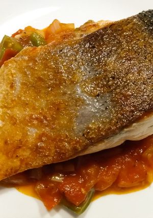 A picture of Salmon sarciado.