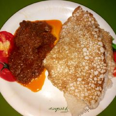 A picture of Sinasir pancake (rice).