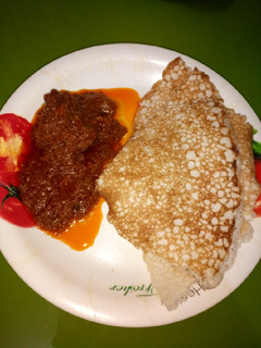 A picture of Sinasir pancake (rice).