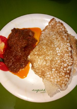 A picture of Sinasir pancake (rice).