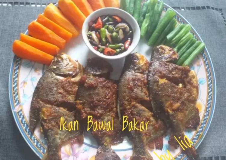 Resep Mudah Ikan Bawal Bakar Nikmat Lezat