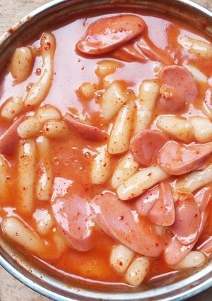 Hình của món Tokbokki.