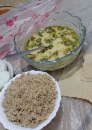 عکسی از دستور کالجوش با کشک محلی