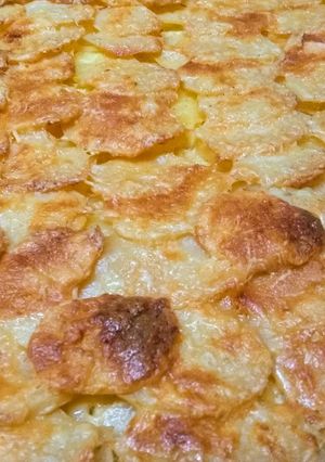Una foto de Papas a la crema