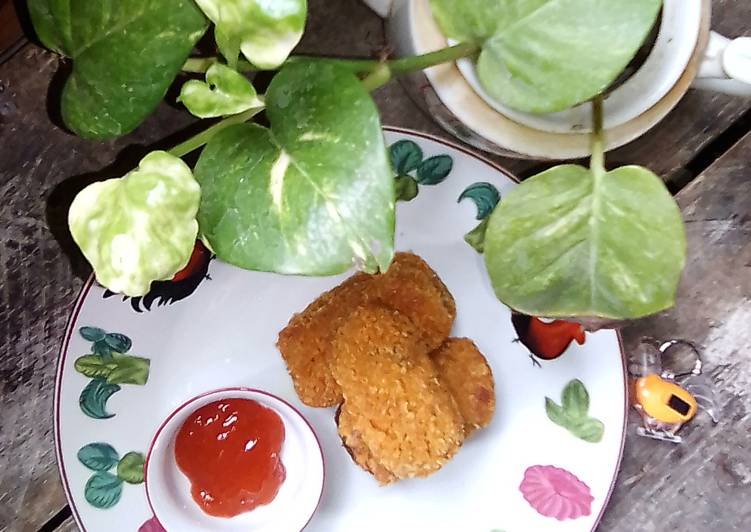 Eggless Nugget Ayam Mayones 🥕🥕🥕