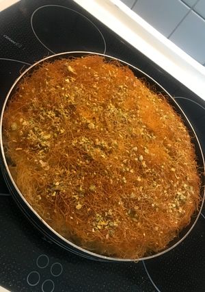 صورة لوصفة طريقة عمل الكنافة