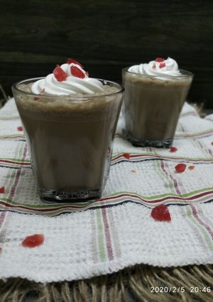 A picture of Nutella milkshake.