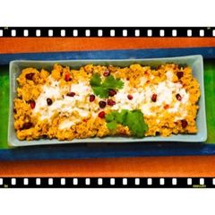 A picture of Eggs Lahsa: Arabic Scrambled Eggs Breakfast.