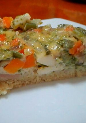 Una foto de Quiche de Verduras, Jamón y Queso 😍😋