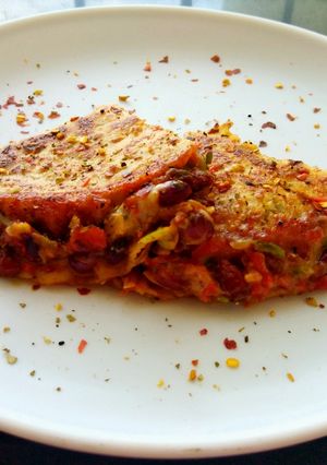 A picture of Cheesy Rajma Pockets.