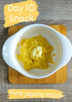 Foto resep Pure Jagung mpasi 6 bulan