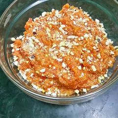 Carrot halwa A picture of Carrot halwa.