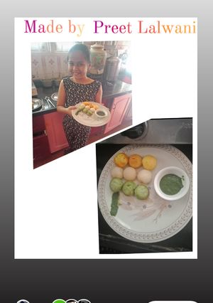 A picture of Tricolour appe recipe.