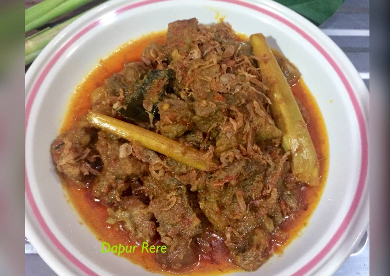 Rendang daging sapi ala2 resep ibu