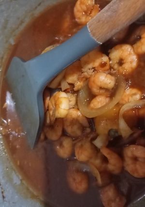 Foto resep 8. Udang Saori saus tiram