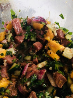 Una foto de Ensalada de atún fresco