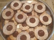 Una foto di biscotti nutella