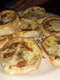 Mini tartas de verdura