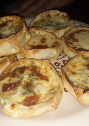 Una foto de Mini tartas de verdura