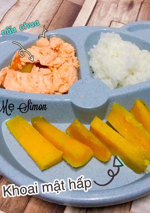 Hình của món Ăn dặm - Thực đơn cơm 7.
