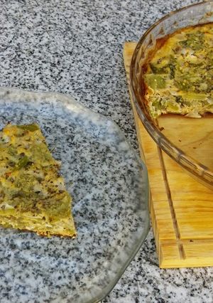 Una foto de Tortilla de pencas de acelga