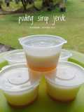 Puding Sirup Jeruk