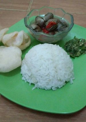 Foto resep Asam kerang + sambal ijo jeruk nipis