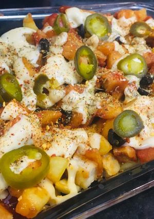 A picture of Pizza Fries.