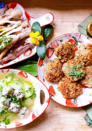 Hình của món Bữa cơm đơn giản mùa Trung thu.