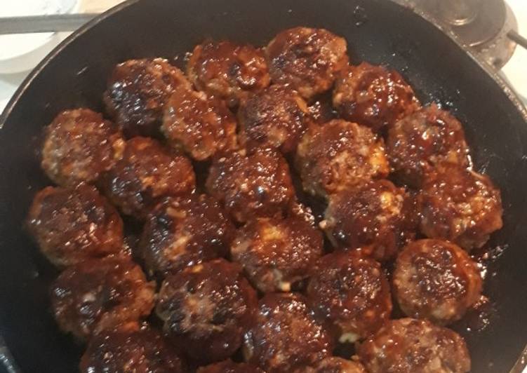 Easiest Way to Cook Delicious Barbecue meatballs