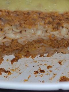 Rakott tészta (zöldségekkel) recept fotója