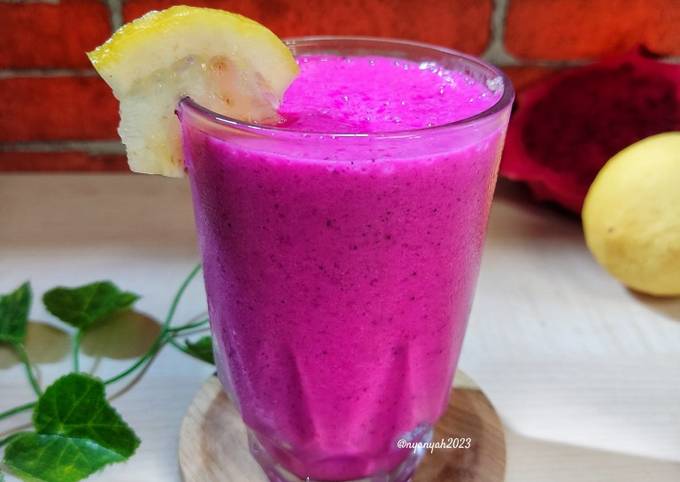 Resep Jus Buah Naga Lemon Oleh Nyanyah Cookpad 5073