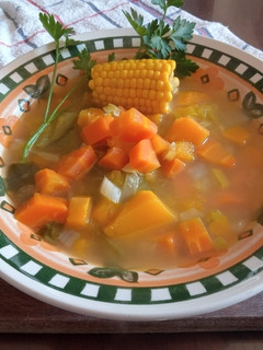 Una foto de Sopa de verduras