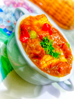 Foto resep Kari Daging Sapi kreasi jagung // beef curry