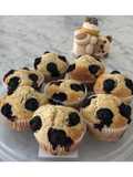 Muffin alla vaniglia con i mirtilli 🧁🫐