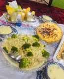 فتوتشيني بالدجاج والبروكلي 🥦🥦